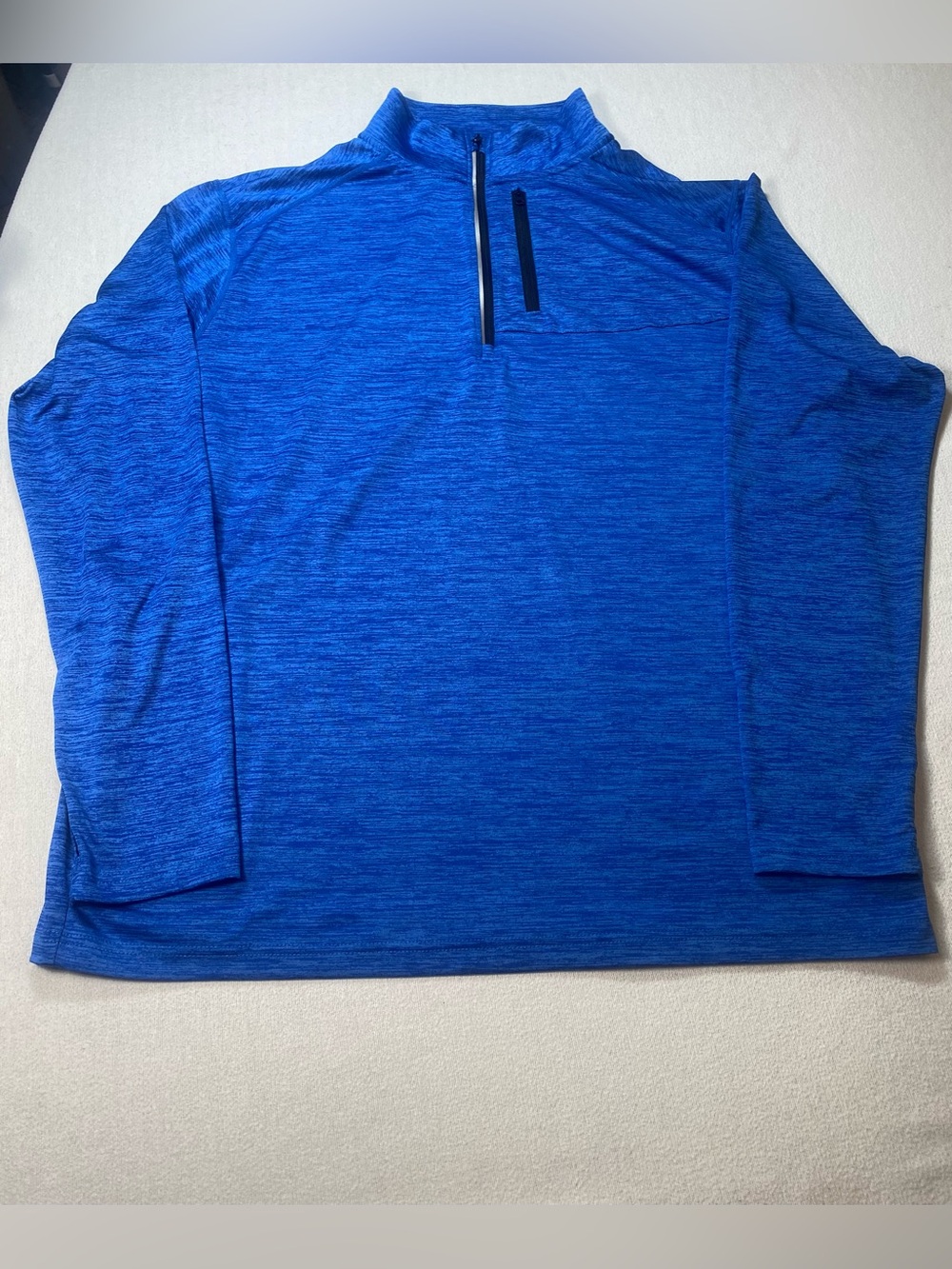 Liberty Pro Blue Heather Quarter-Zip Pullover